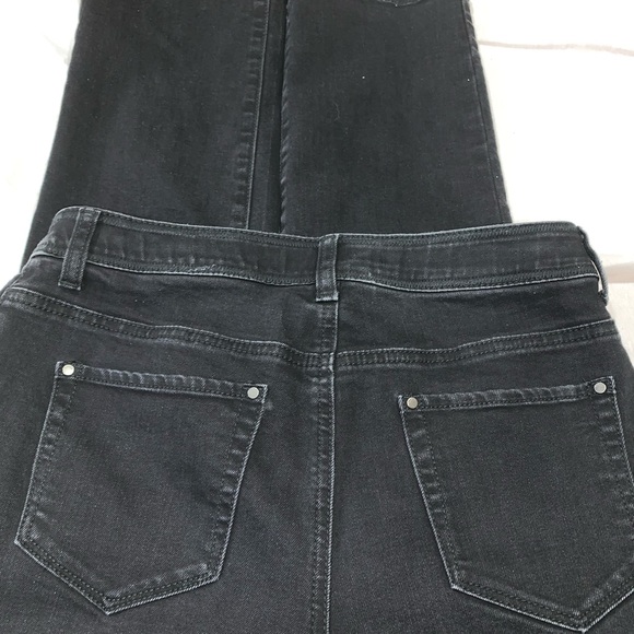 Chico’s Fabulously Slimming Black Stretch Denim - Picture 5 of 6